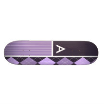 Motif à motifs de losanges pourpre plateaux de planche à roulettes