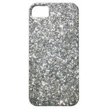 Motif "argenté" noir et blanc de granit coque iPhone 5 Case-Mate