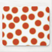 Motif au goût âpre de confiture. Rouge de fraise.  Tapis De Souris