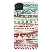 Motif aztèque d'été coques iPhone 4 Case-Mate