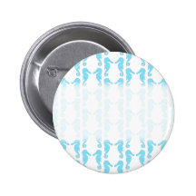 Motif bleu-clair d'hippocampe badges
