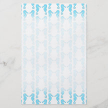 Motif bleu-clair d'hippocampe prospectus