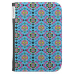 Motif bleu de Navajo géométrique aztèque tribal de étuis caseable


