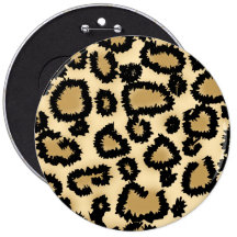 Motif, Brown et noir d'empreinte de léopard Badges Avec Agrafe