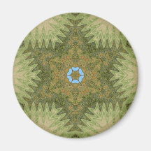 Motif d'automne aimant pour réfrigérateur