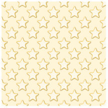 Motif de biscuits d'étoile. Crème et jaune Photo En Découpe