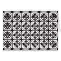 Motif de chinois traditionnel cartes de vœux