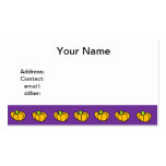 Motif de citrouilles de Halloween Cartes De Visite Professionnelles