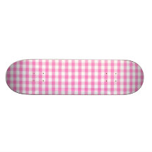 Motif de guingan de roses indien skateboards