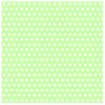 Motif de point vert et blanc de polka. Tacheté Photo En Relief