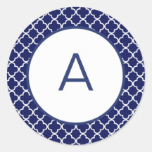 Motif de Quatrefoil Autocollants