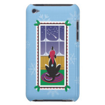 Motif de Stars_snowflake d'os de WagsToWishes®_Dog Étuis iPod Touch