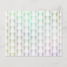 Motif d'hippocampe de couleur assez en pastel tract personnalisé