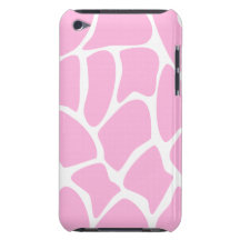 Motif d'impression de girafe dans le rose de sucre étuis barely there iPod