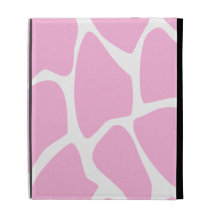 Motif d'impression de girafe dans le rose de sucre coque iPad