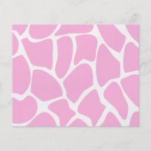 Motif d'impression de girafe dans le rose de sucre prospectus