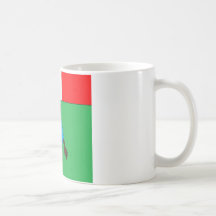 Motif drapeaux Italie et joueurs italiens Tasse