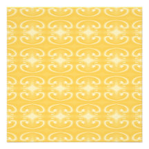 Motif élégant de remous dans des couleurs jaunes d cartons d'invitation