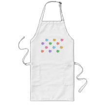 Motif en pastel de porc tablier