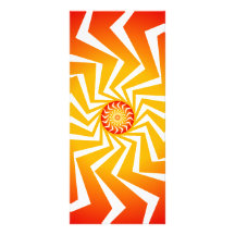 Motif en spirale psychédélique : Art de vecteur : Double Carte