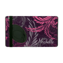 Motif floral pourpre rose de remous