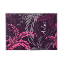 Motif floral pourpre rose de remous