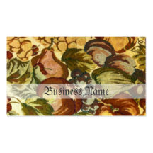 Motif floral vintage cartes de visite professionnelles
