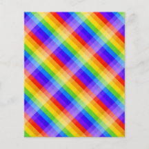 Motif graphique dans des couleurs d'arc-en-ciel tract customisé