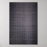 MOTIF GRIS du TEXTILE Grey-with-black-textile1011 Posters