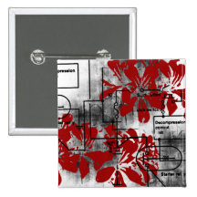 Motif grunge 183 pin's avec agrafe