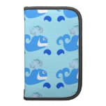 Motif heureux de baleine agenda