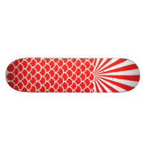 Motif inspiré par Japonais rouge de Soleil Levant Plateaux De Skateboards