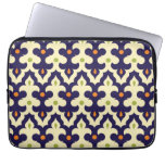 Motif marocain d'arabesque de Paisley de damassé g Housse Ordinateur