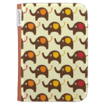 Motif mignon de nature de kawaii d'éléphants de bo étuis caseable


