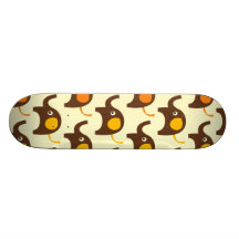Motif mignon de nature de kawaii d'éléphants de bo planche à roulette
