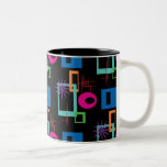Motif multicolore géométrique de Starburst Tasses À Café