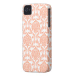 Motif orange de damassé coque Case-Mate iPhone 4