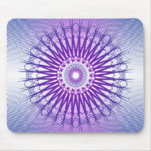 Motif radial pourpre : Dessin de vecteur : Mousepa Tapis De Souris