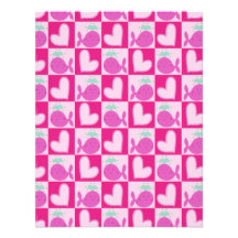 Motif rose de coeur de baleine invitations personnalisées