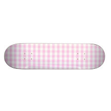 Motif rose de guingan skateboard customisable
