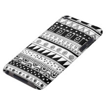 Motif tribal noir et blanc coques iPod Case-Mate