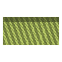 Motif vert de rayures cartes avec photo