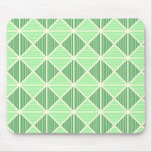 Motif vert de rayures tapis de souris