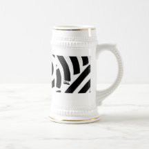 Motifs en noir et blanc mug