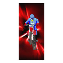 Motocross 101 modèle de double carte
