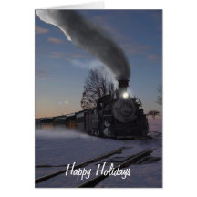Motor van de stoom 481 Kerstkaart