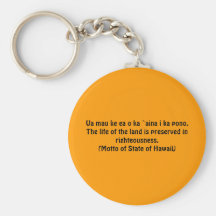 Motto van Hawaï Sleutelhangers