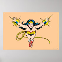 Mouche de femme de merveille en avant affiches