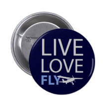 Mouche vivante d'amour badges avec agrafe