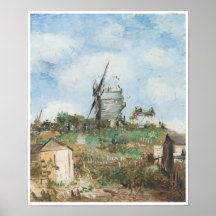 Moulin De Blute-Aileron, Vincent van Gogh Posters